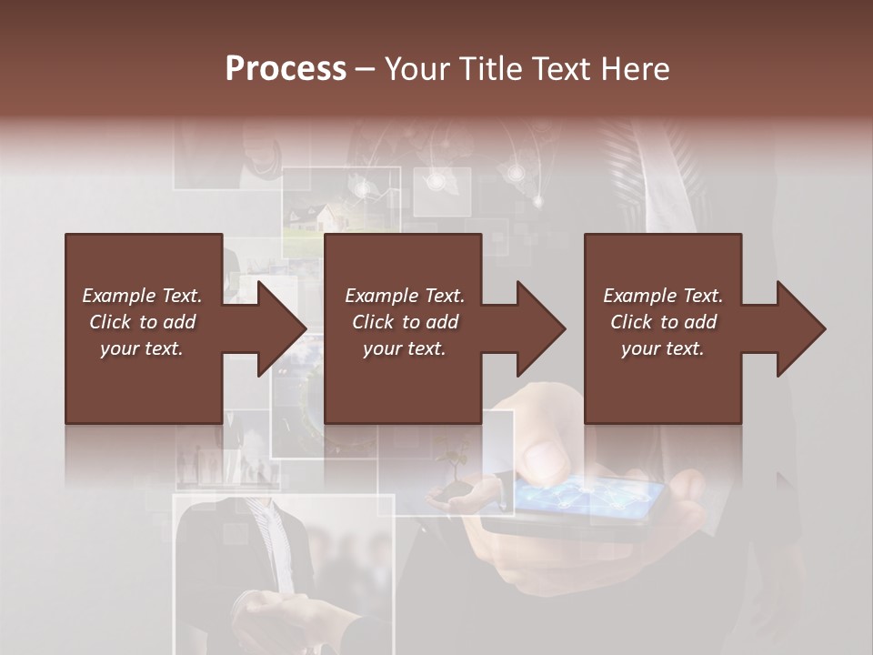 Technology Number Press PowerPoint Template