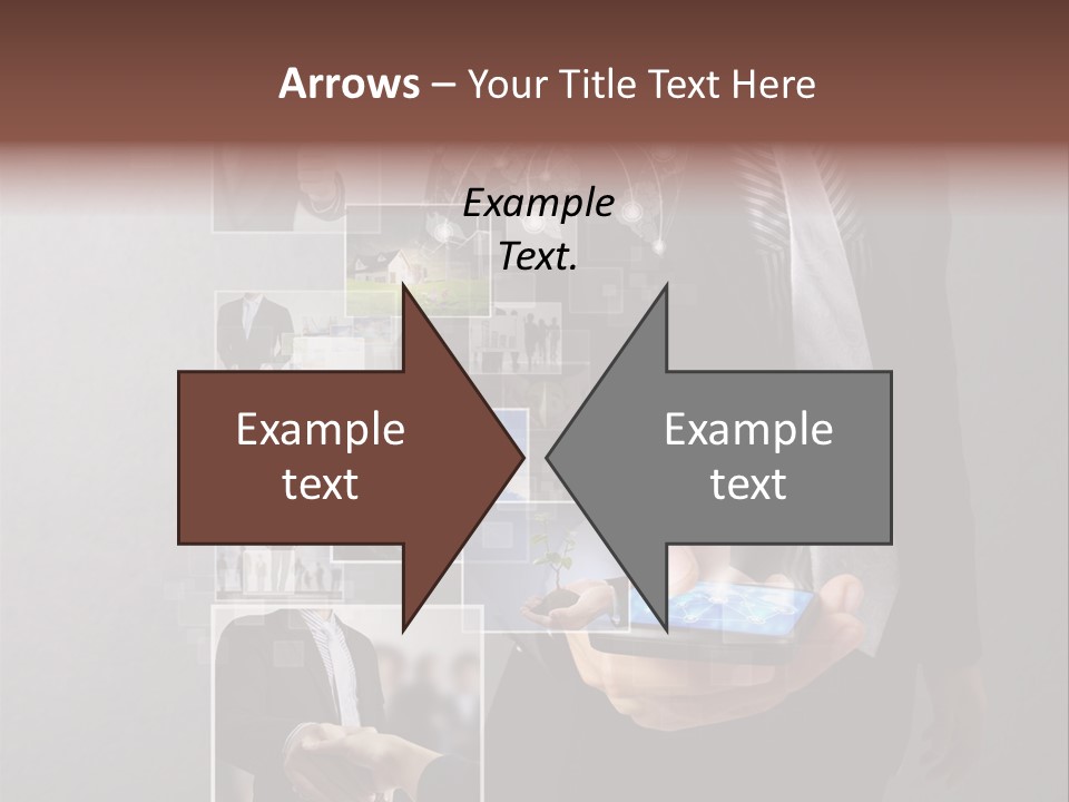 Technology Number Press PowerPoint Template