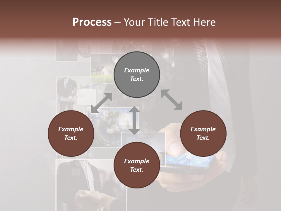 Technology Number Press PowerPoint Template