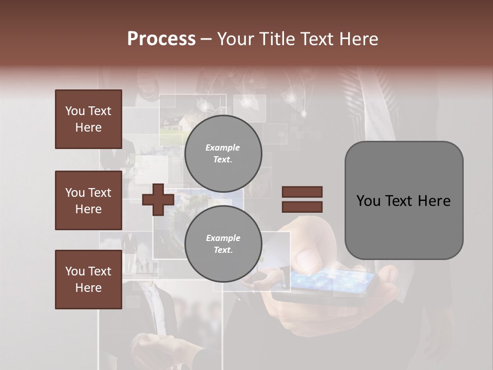 Technology Number Press PowerPoint Template