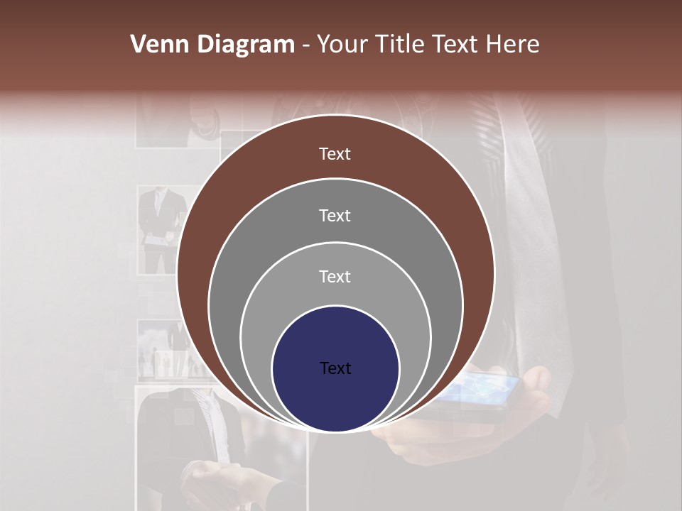 Technology Number Press PowerPoint Template