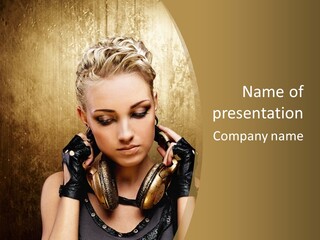 Beautiful Young Background PowerPoint Template