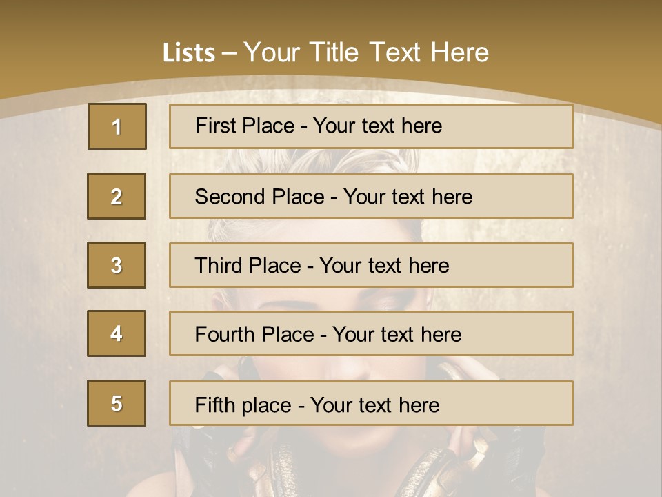 Beautiful Young Background PowerPoint Template