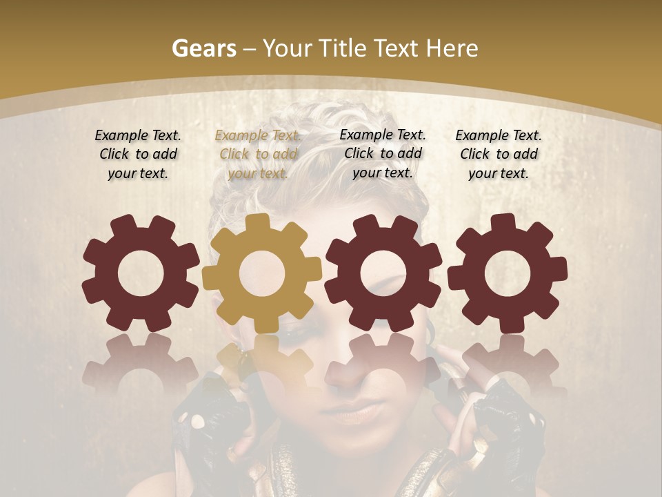 Beautiful Young Background PowerPoint Template