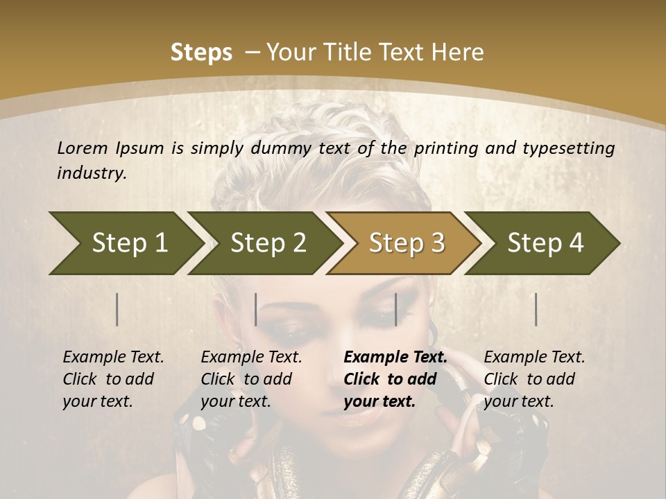Beautiful Young Background PowerPoint Template