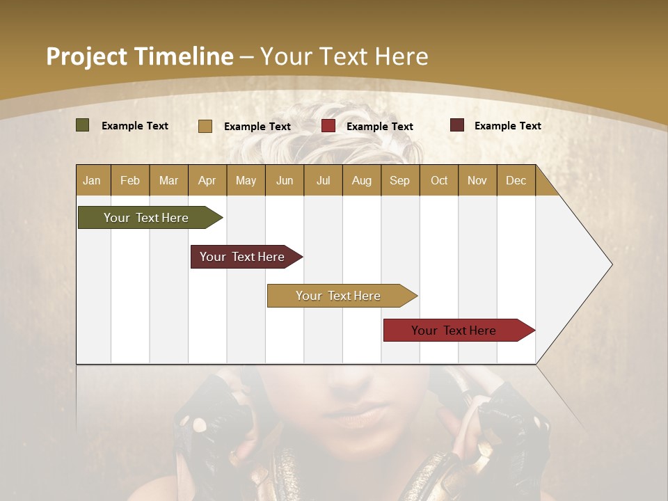 Beautiful Young Background PowerPoint Template