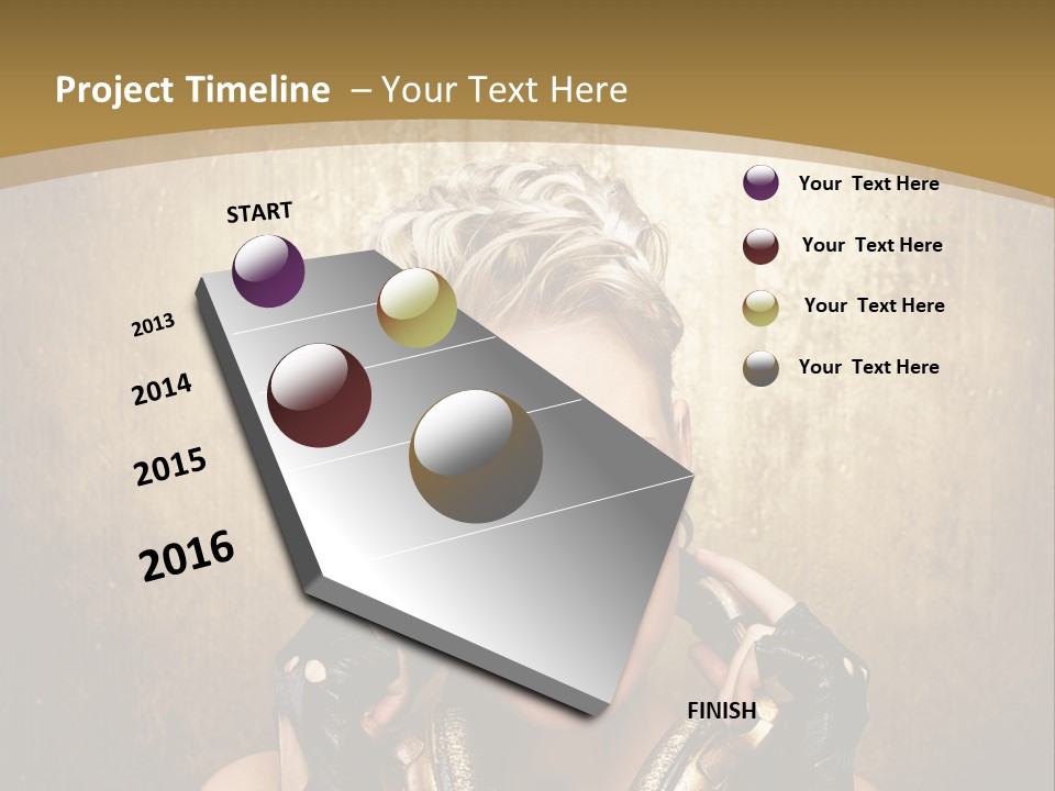 Beautiful Young Background PowerPoint Template