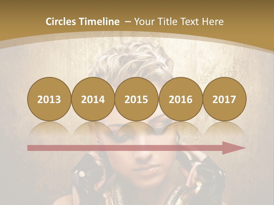 Beautiful Young Background PowerPoint Template