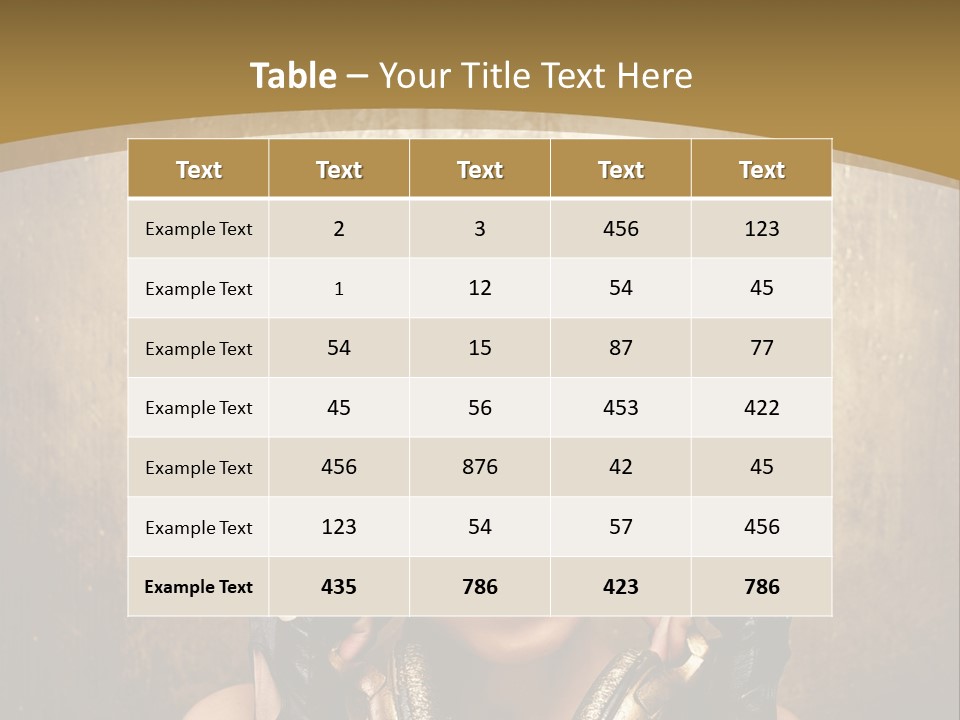 Beautiful Young Background PowerPoint Template