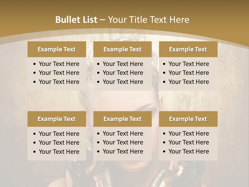 Beautiful Young Background PowerPoint Template