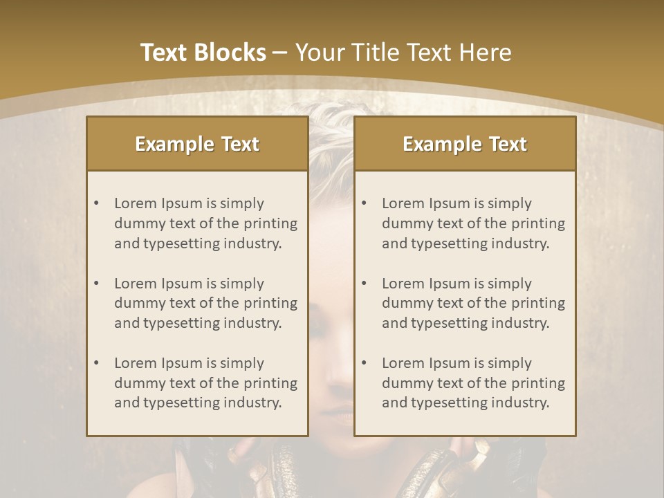 Beautiful Young Background PowerPoint Template