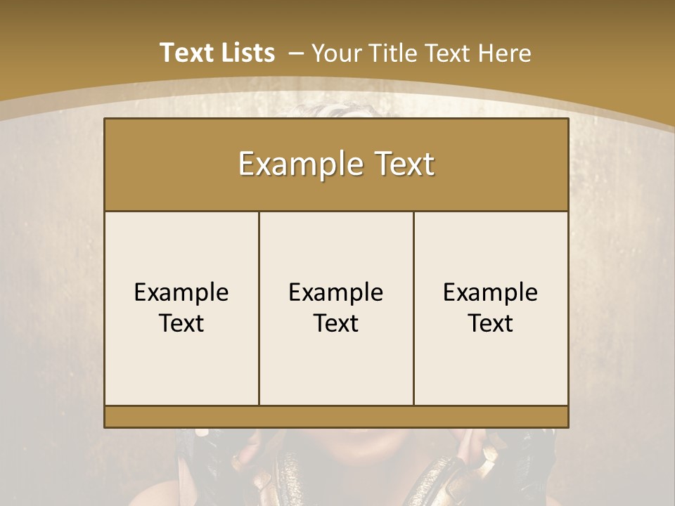 Beautiful Young Background PowerPoint Template