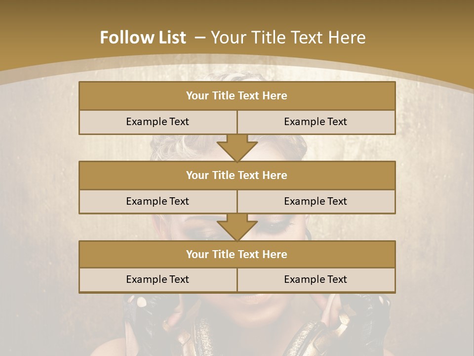 Beautiful Young Background PowerPoint Template