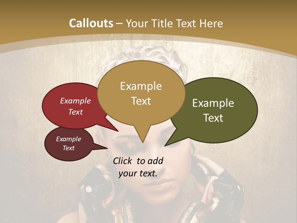 Beautiful Young Background PowerPoint Template