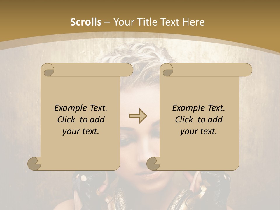 Beautiful Young Background PowerPoint Template