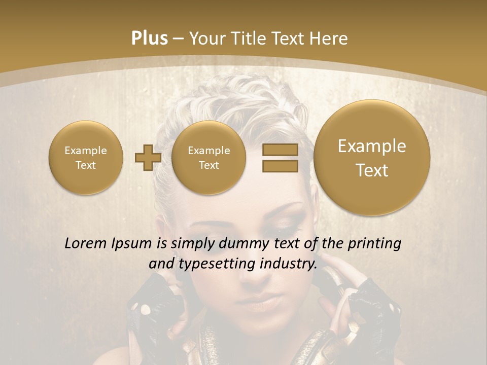 Beautiful Young Background PowerPoint Template