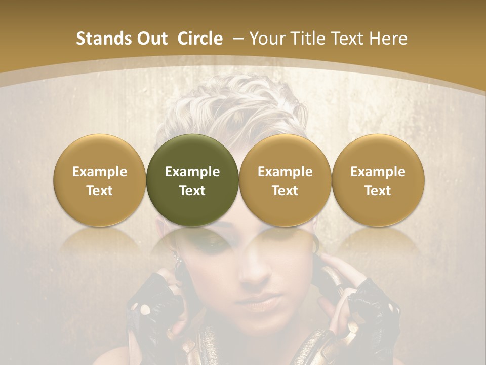 Beautiful Young Background PowerPoint Template