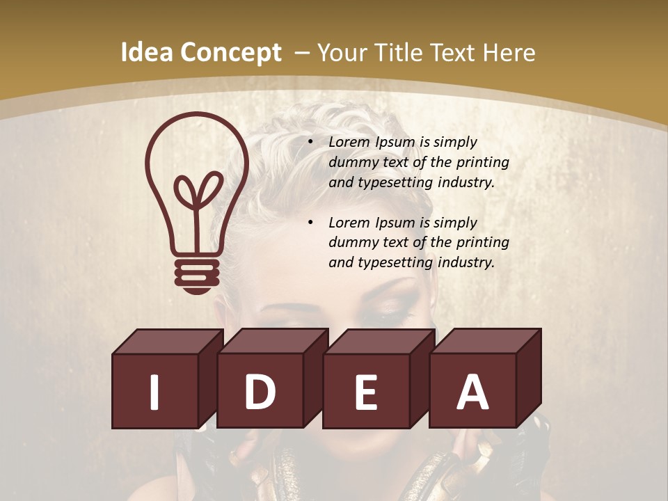 Beautiful Young Background PowerPoint Template