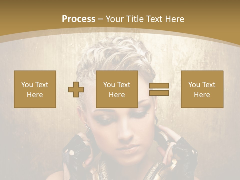 Beautiful Young Background PowerPoint Template