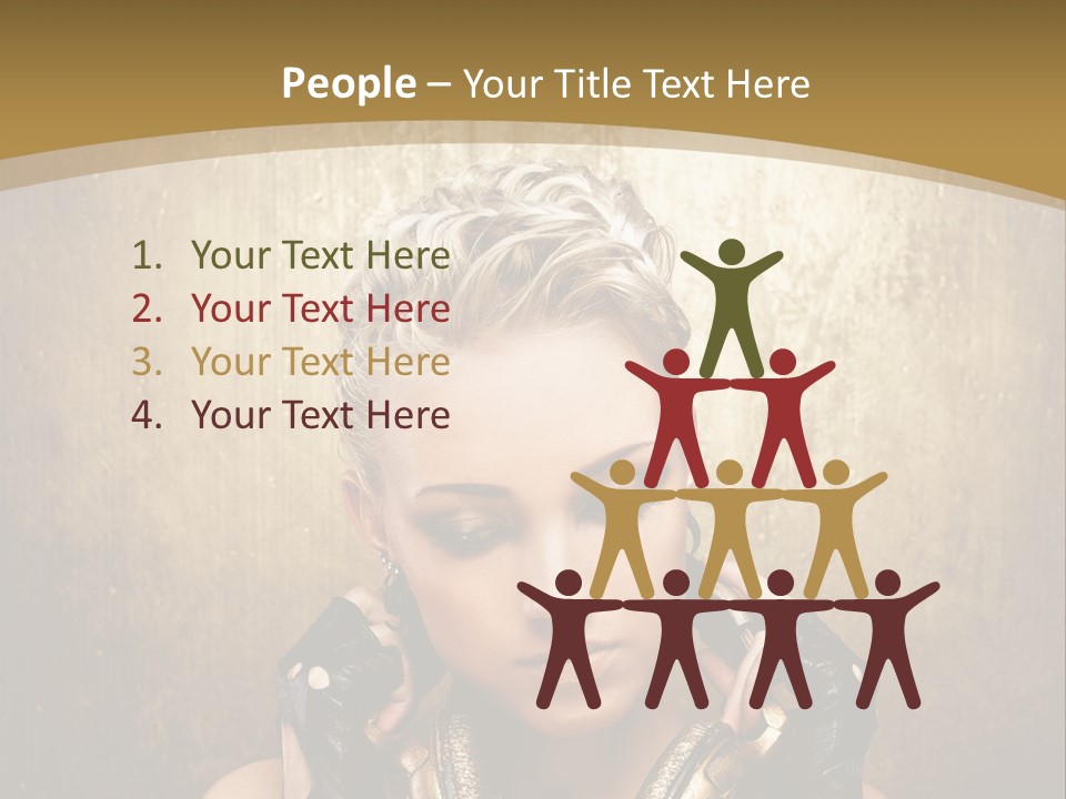 Beautiful Young Background PowerPoint Template
