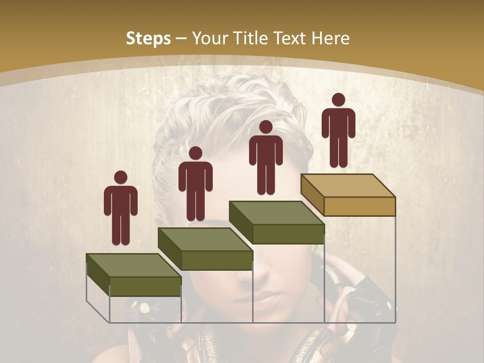 Beautiful Young Background PowerPoint Template