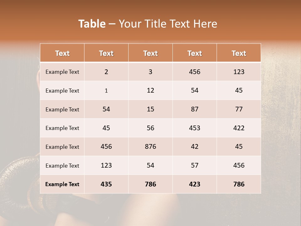 Face Close Up Model PowerPoint Template