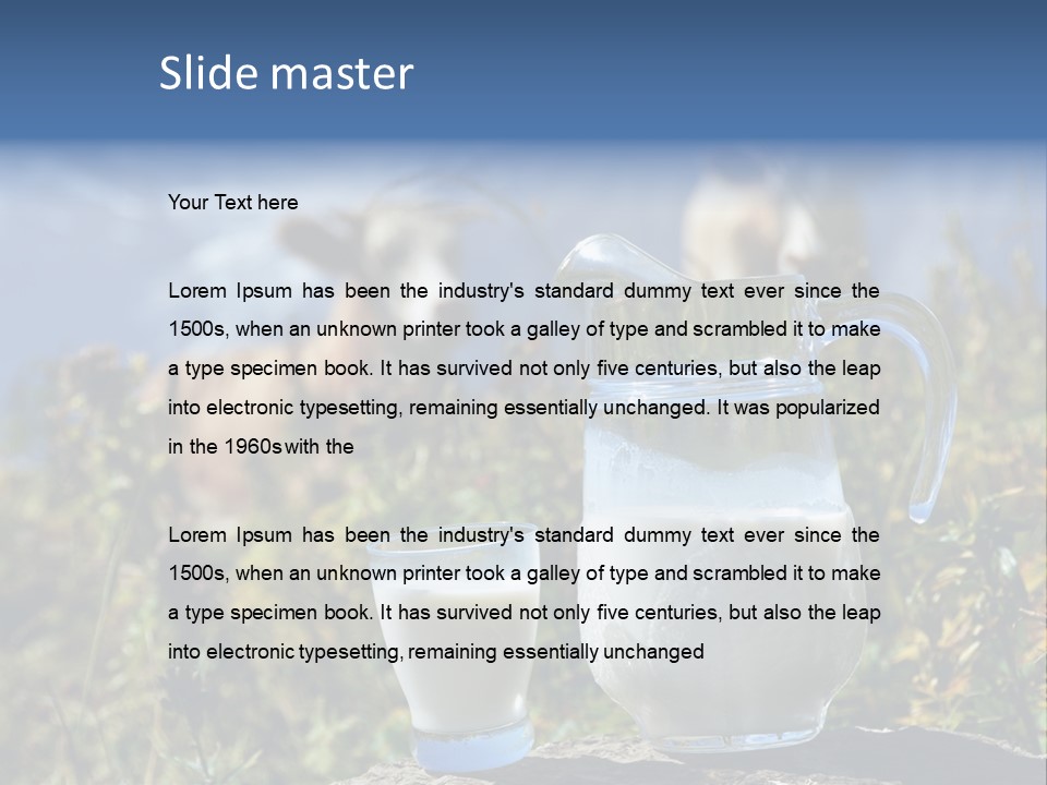 Summer Creamy Green PowerPoint Template