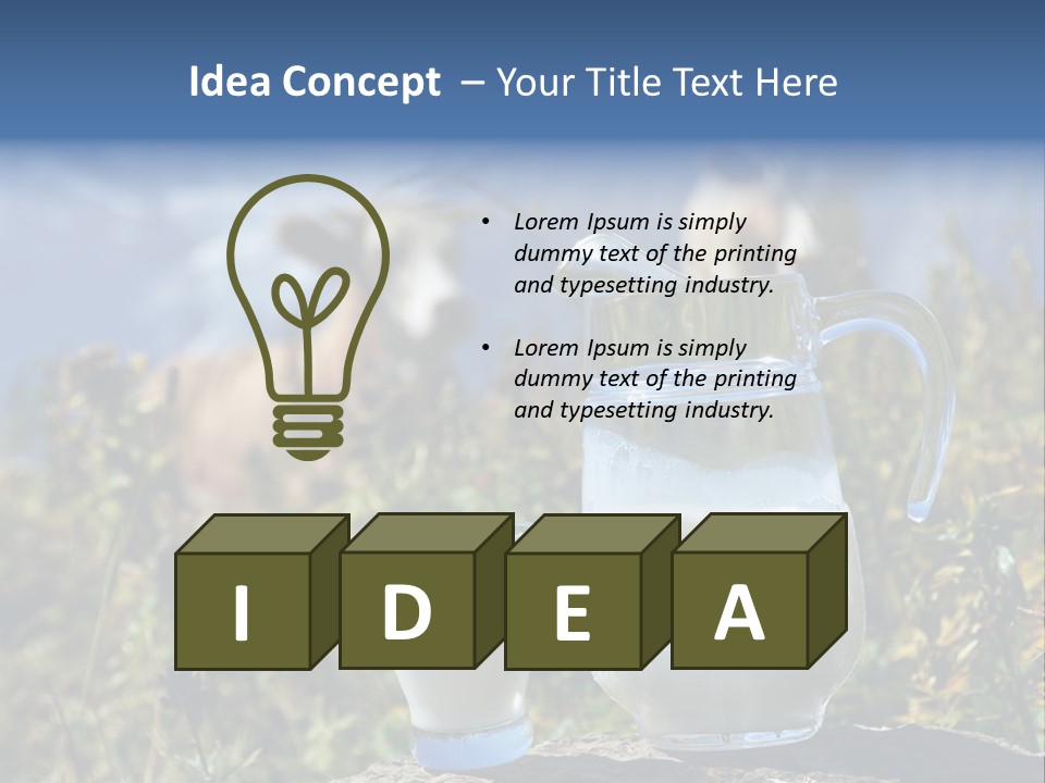 Summer Creamy Green PowerPoint Template