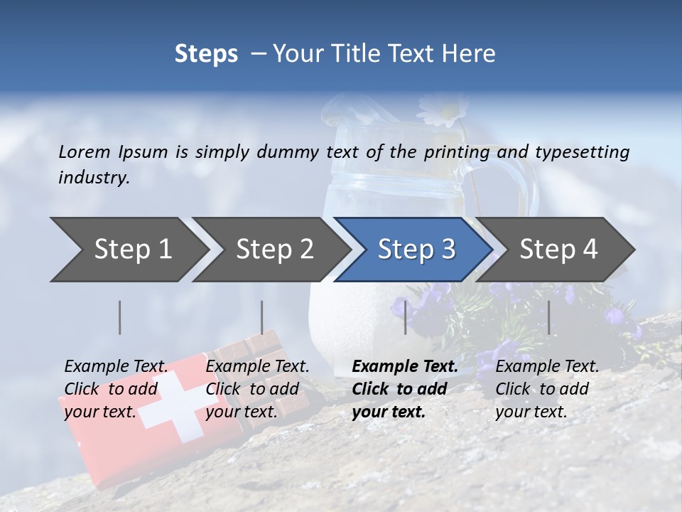Idyllic Bar Spring PowerPoint Template