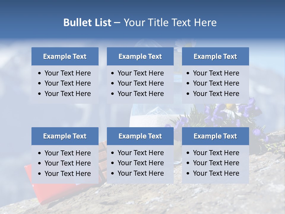 Idyllic Bar Spring PowerPoint Template