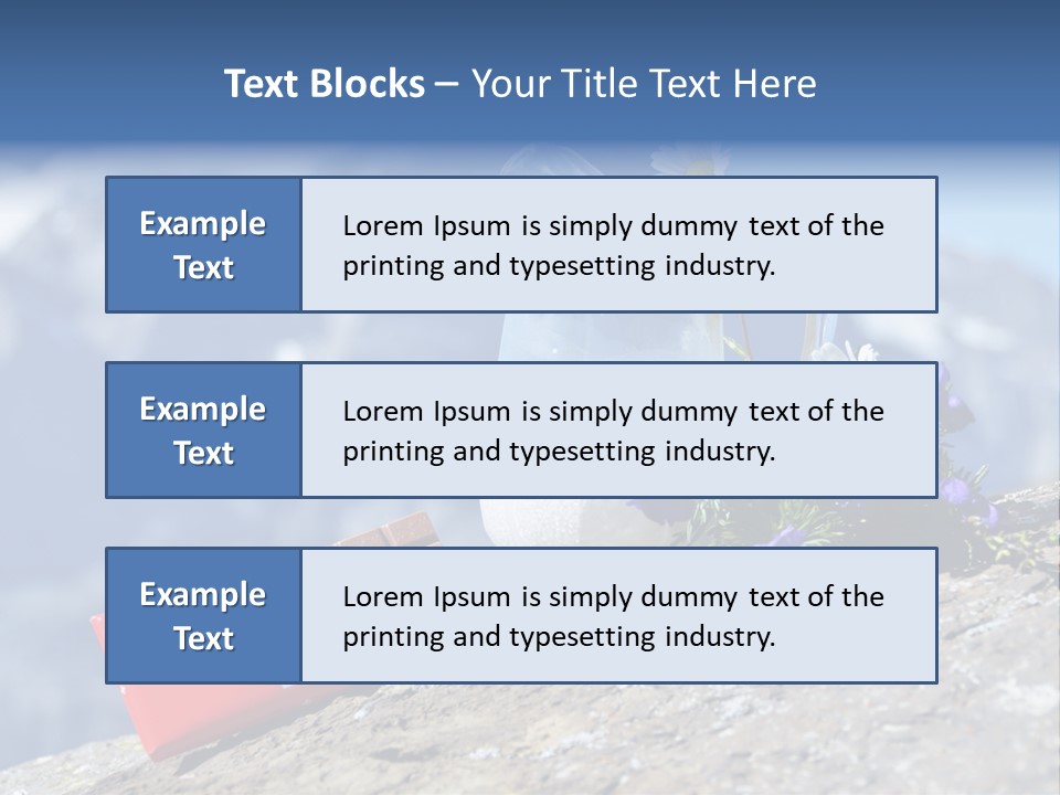 Idyllic Bar Spring PowerPoint Template