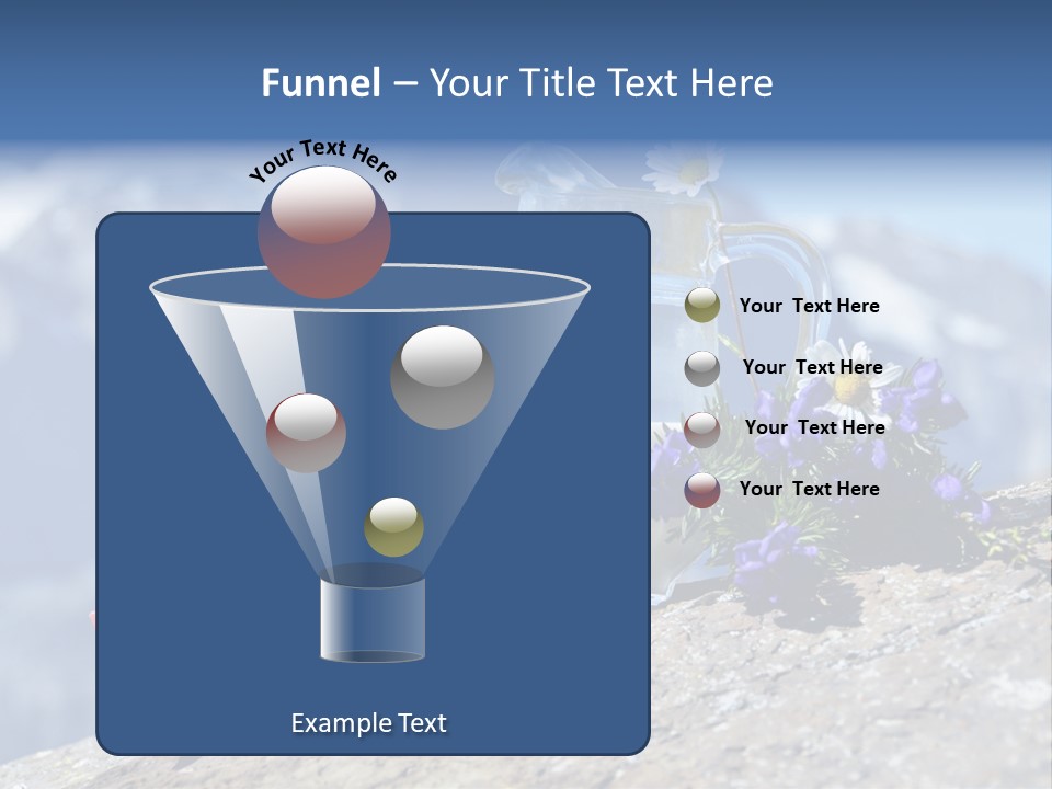 Idyllic Bar Spring PowerPoint Template