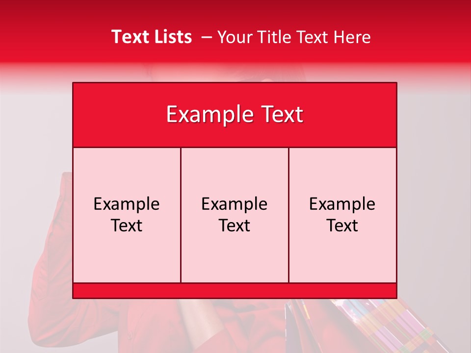 Shopper Caucasian Shop PowerPoint Template