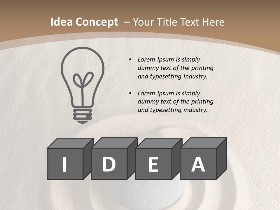 Livingroom Style Flame PowerPoint Template