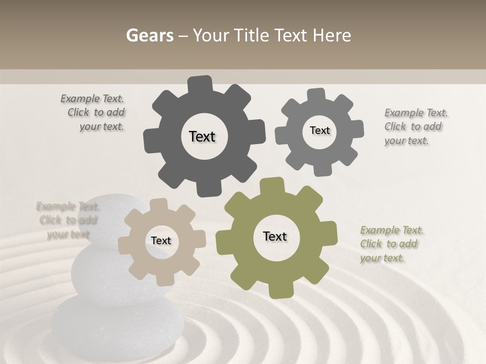 Stone Style Wooden PowerPoint Template