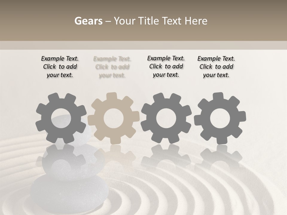 Stone Style Wooden PowerPoint Template