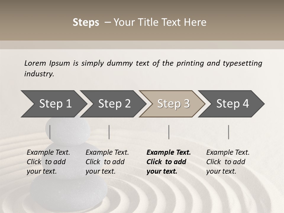 Stone Style Wooden PowerPoint Template