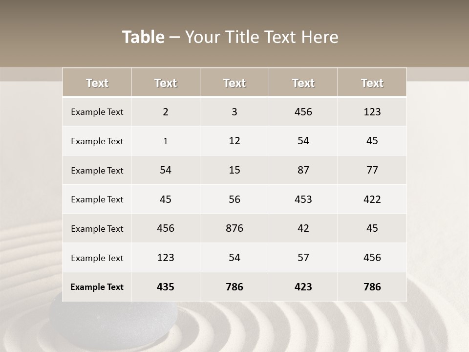 Stone Style Wooden PowerPoint Template