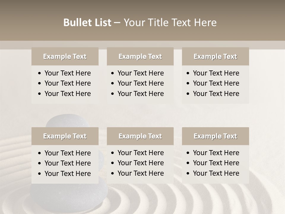 Stone Style Wooden PowerPoint Template