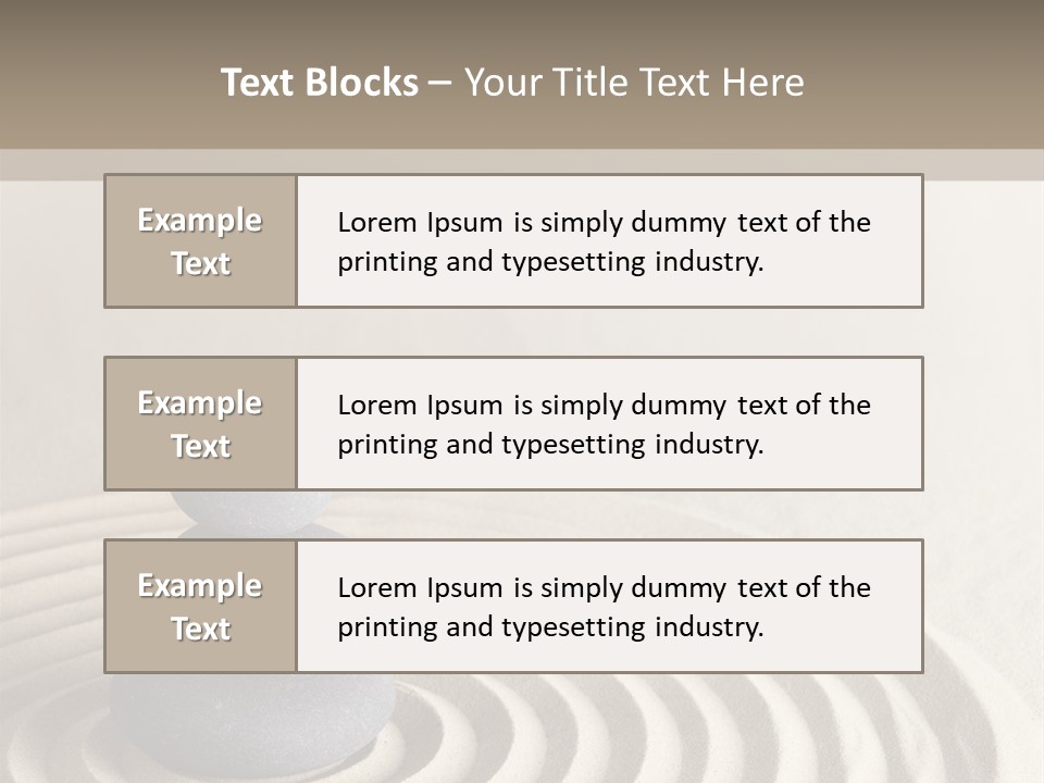 Stone Style Wooden PowerPoint Template