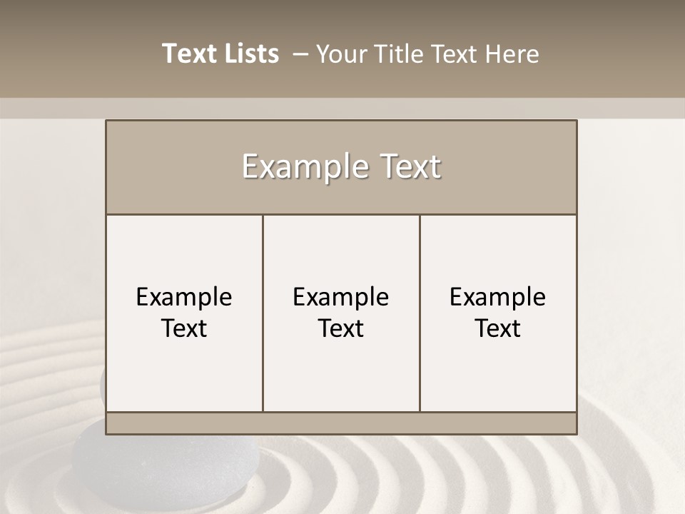 Stone Style Wooden PowerPoint Template