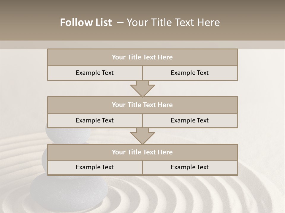 Stone Style Wooden PowerPoint Template