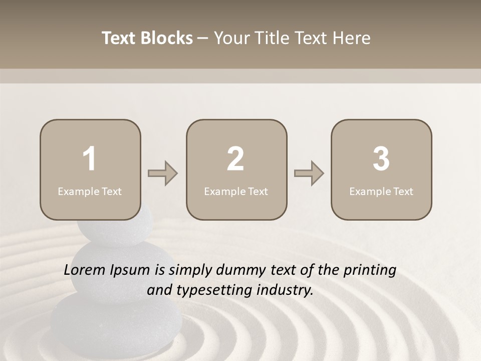 Stone Style Wooden PowerPoint Template