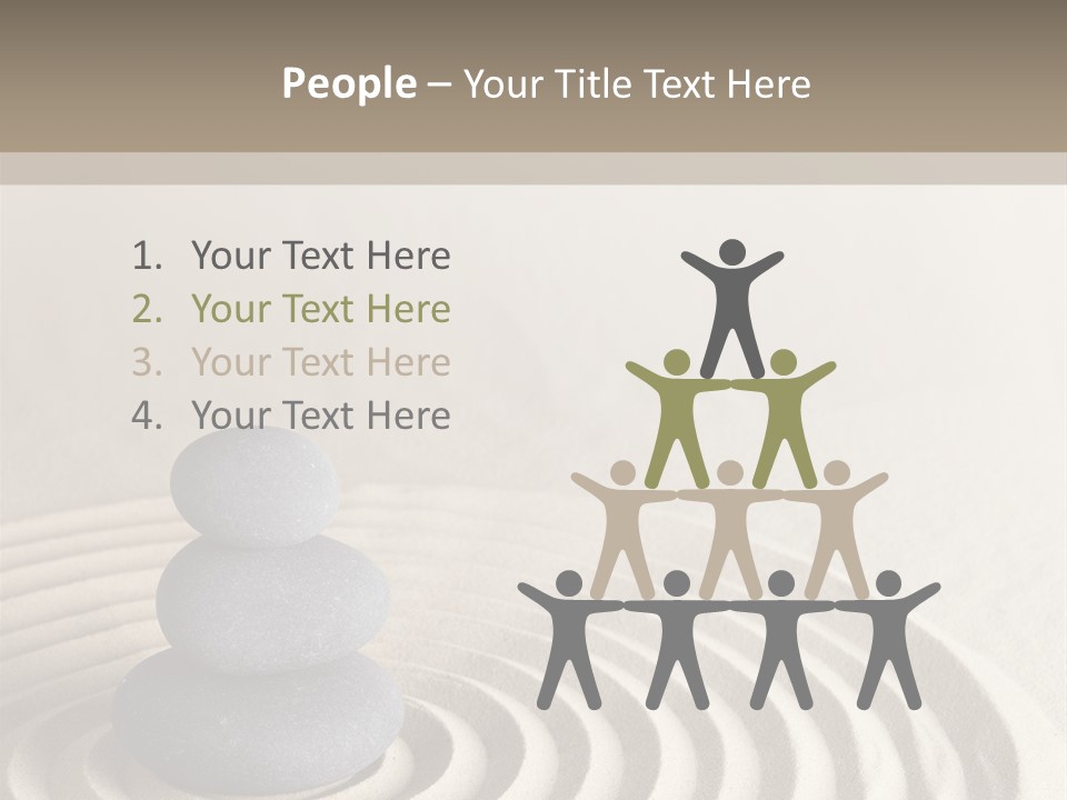 Stone Style Wooden PowerPoint Template