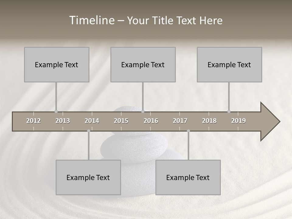 Interior Horizontal Bookshelf PowerPoint Template