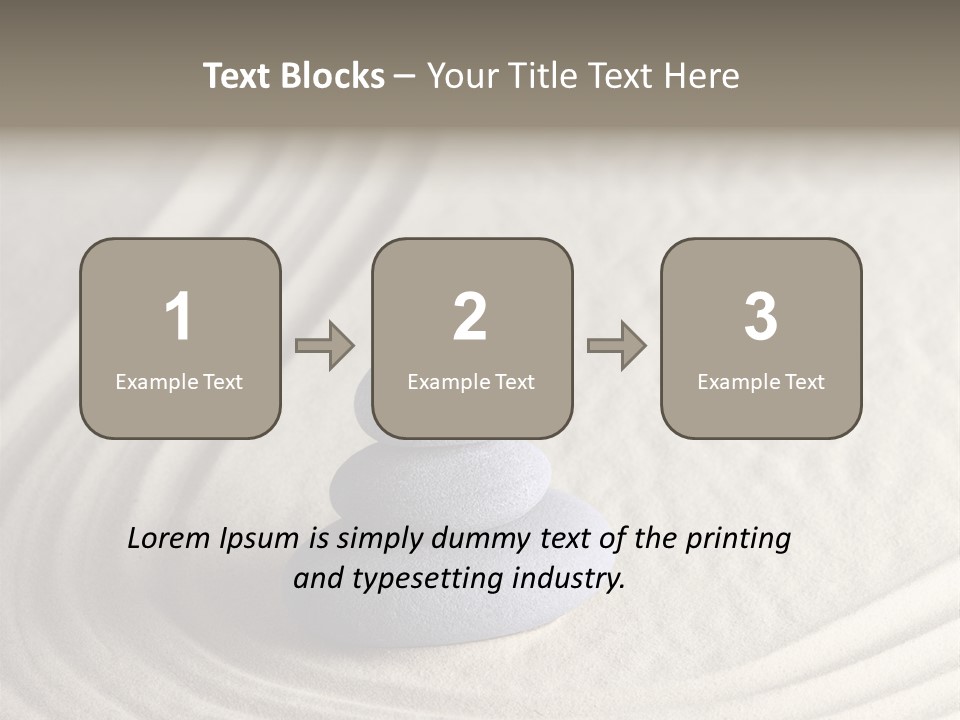 Interior Horizontal Bookshelf PowerPoint Template
