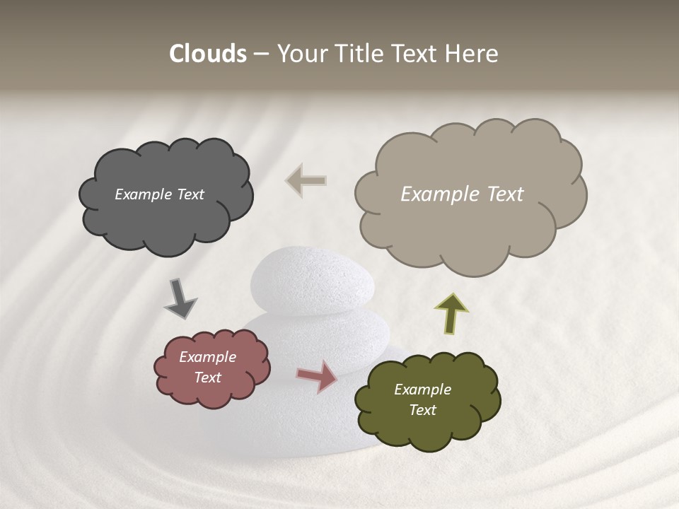 Interior Horizontal Bookshelf PowerPoint Template