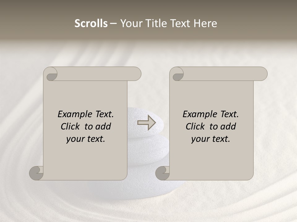 Interior Horizontal Bookshelf PowerPoint Template