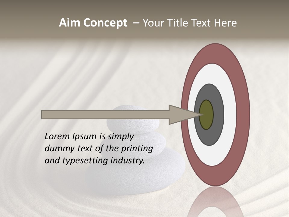 Interior Horizontal Bookshelf PowerPoint Template