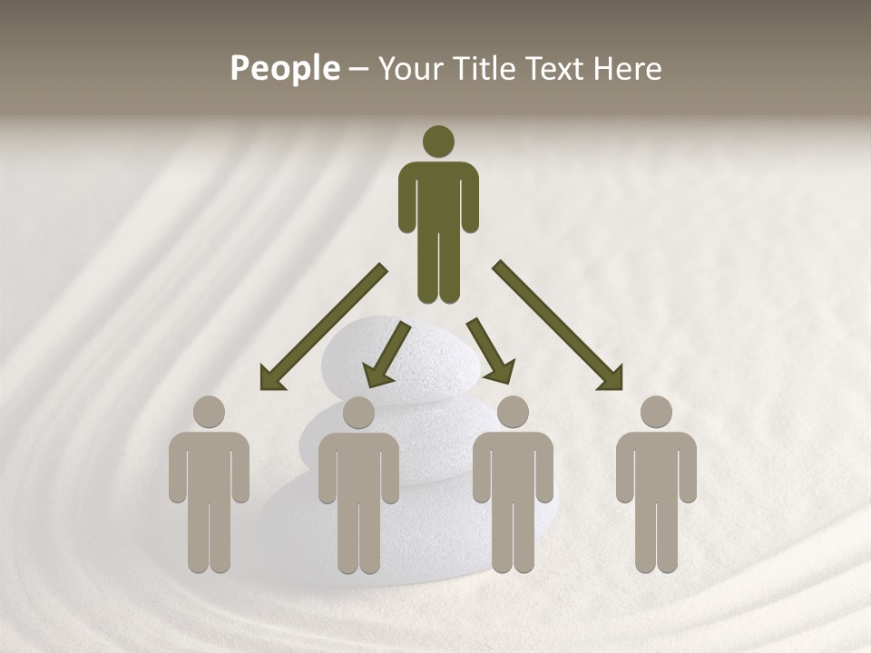 Interior Horizontal Bookshelf PowerPoint Template